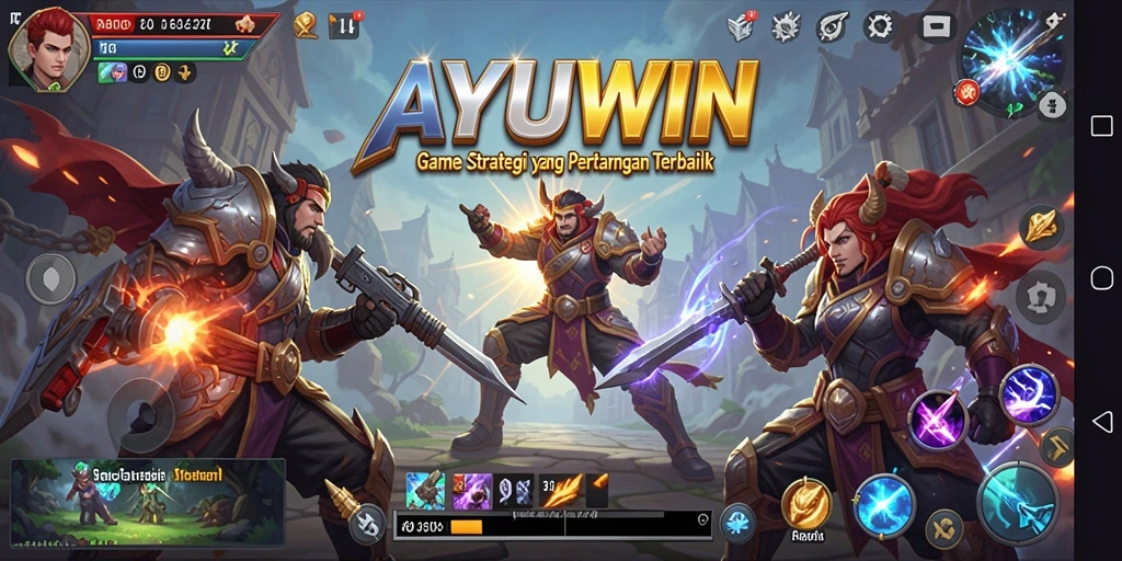 Tampilan gameplay AYUWIN yang menarik dan mendebarkan.