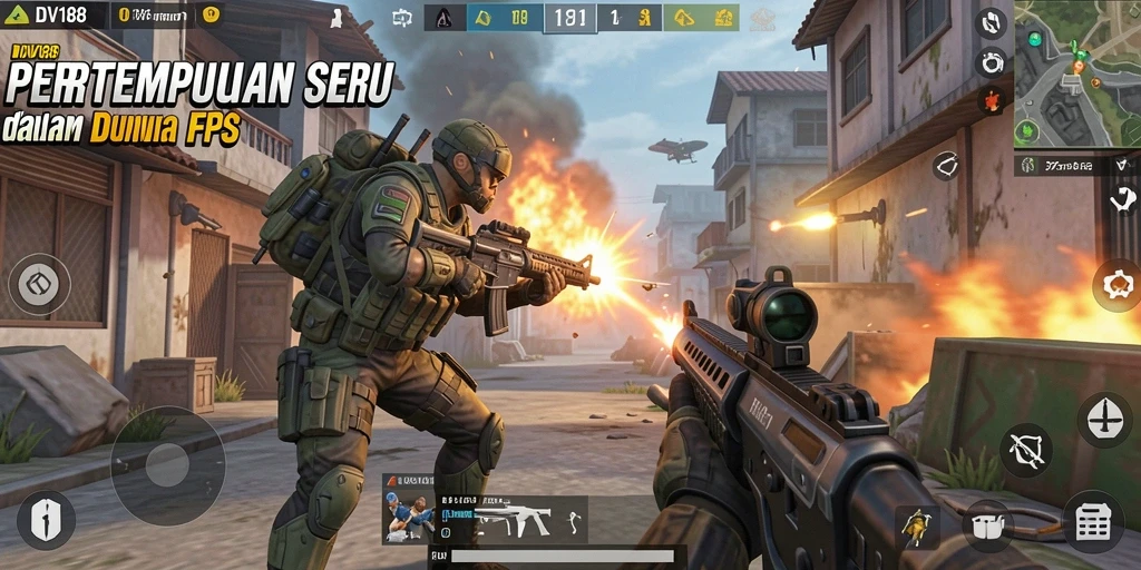 Screenshot gameplay DV188 menampilkan aksi seru dan grafis luar biasa.