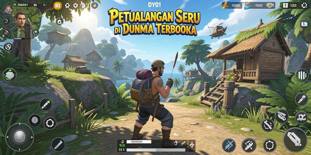 Gameplay DY01 yang menakjubkan di dunia terbuka.