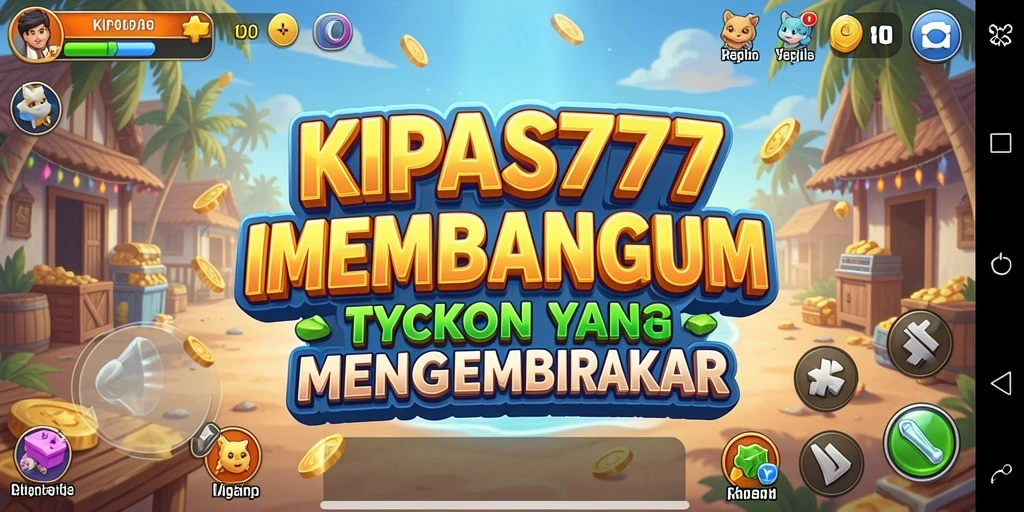 Tampilan gameplay KIPAS777 yang menarik dengan elemen Tycoon.