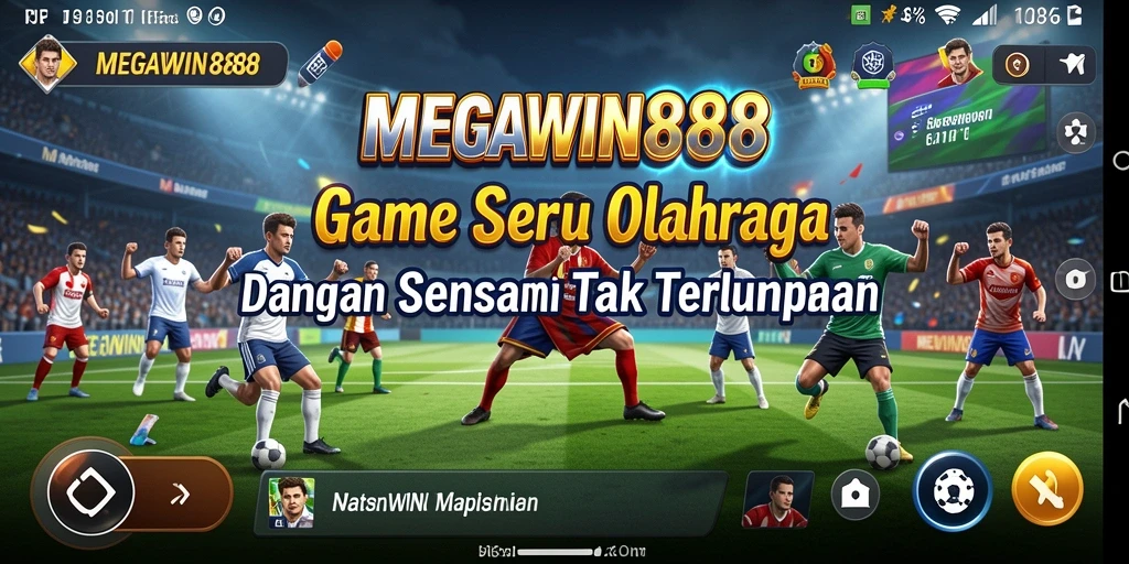 Tampilan gameplay menarik dari <strong>MEGAWIN888</strong> yang menghadirkan pengalaman olahraga nyata.