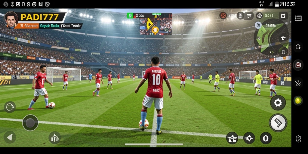 Tampilkan aksi seru permainan sepak bola PADI777 dengan grafis yang memukau.