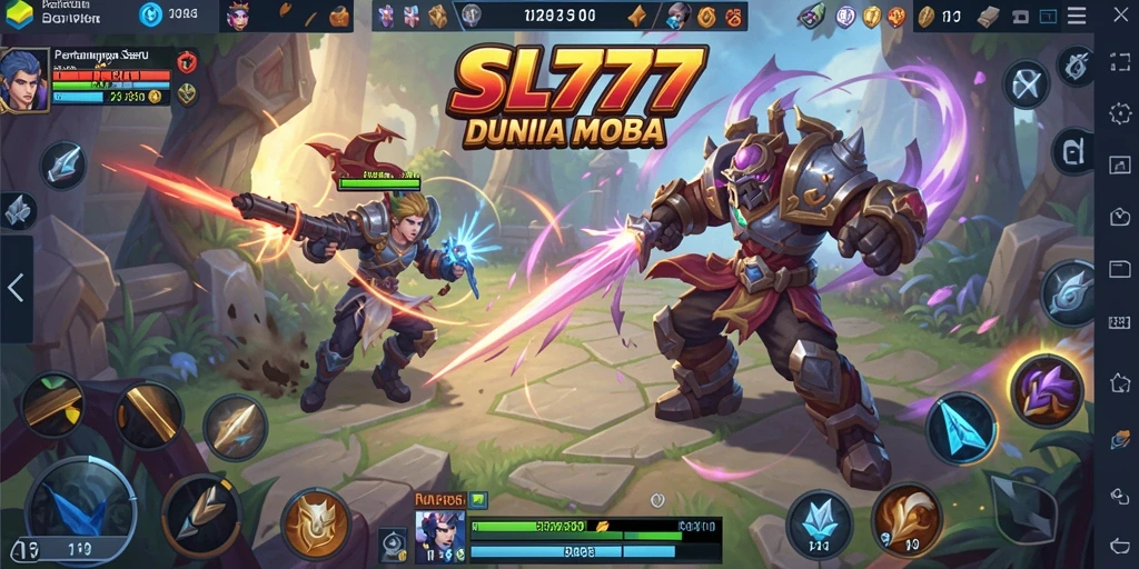 Gameplay menarik dari SL777 dengan aksi MOBA yang mendebarkan.