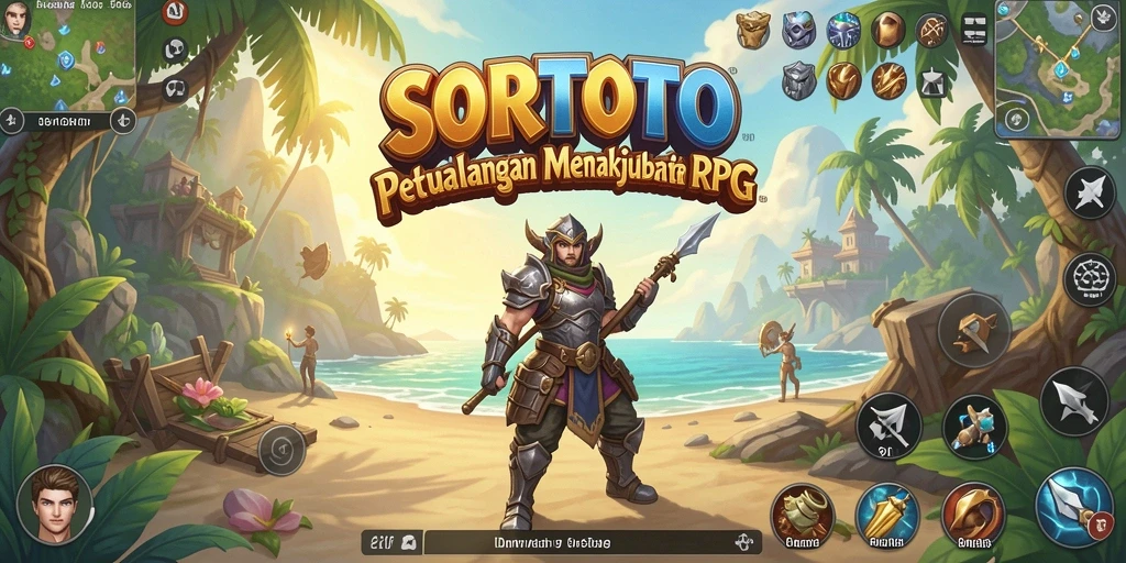 Screenshot menampilkan aksi seru dalam permainan RPG SORTOTO.