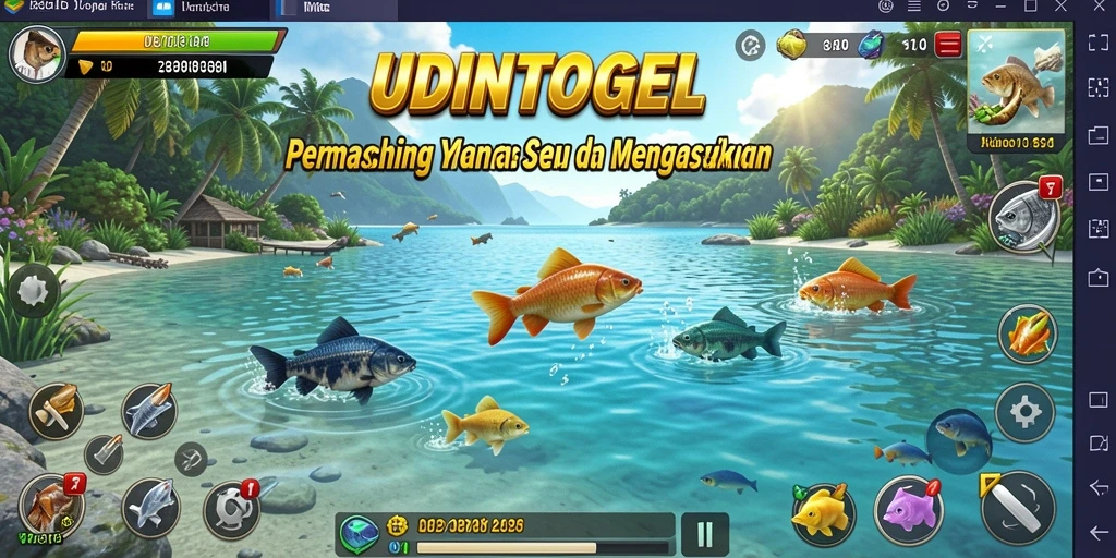 Tangkapan ikan yang menakjubkan dalam gameplay UDINTOGEL.