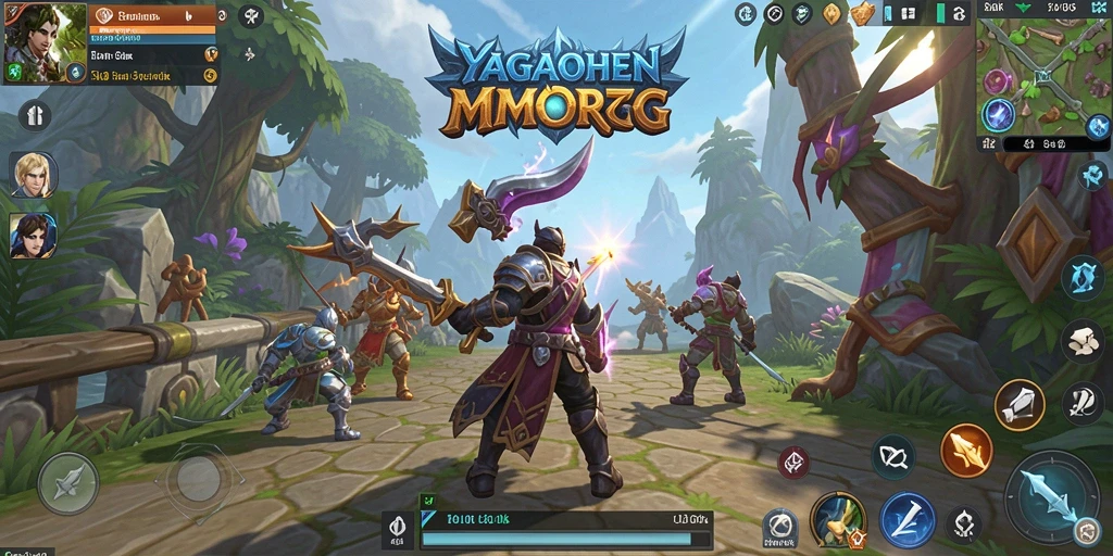 Tampilan gameplay epik YAGAOHEN dalam petualangan MMORPG.